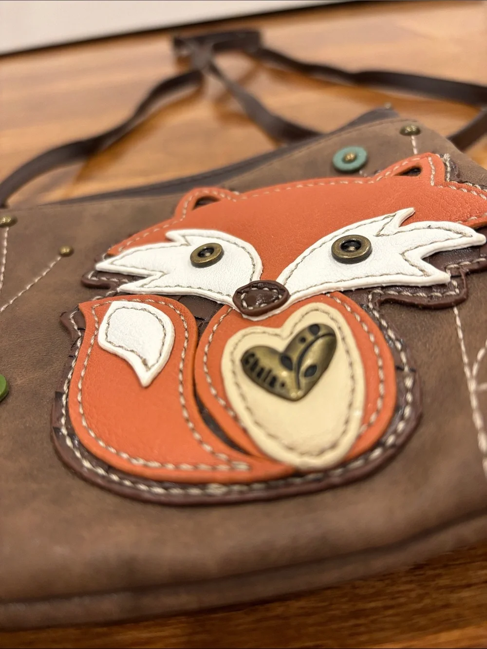 Chala Brown Crossbody Bag Fox Woodland